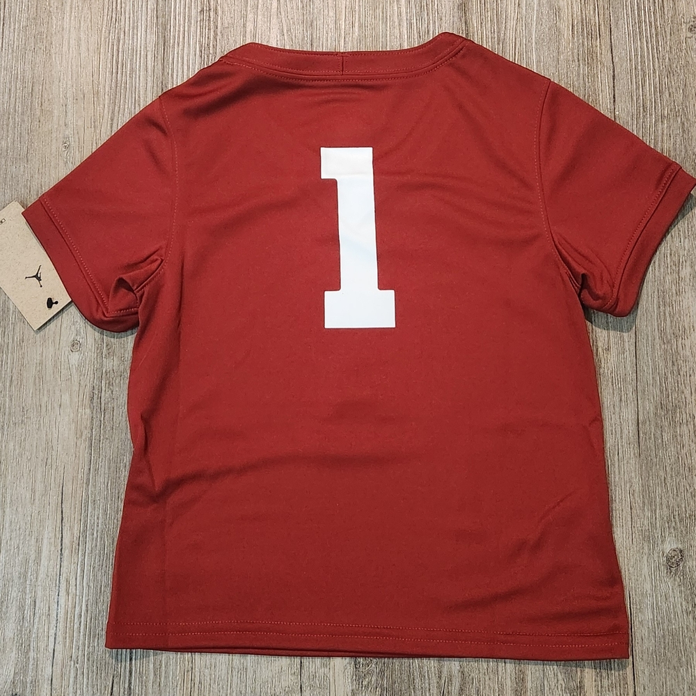 Nike Jordan Oklahoma Sooners Football Game Jersey size 4T New with Tags - Picture 2 of 6